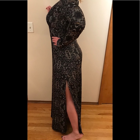 DONATING TODAY Free People 🦋Floor Length Kaleidoscope Gown - Picture 2 of 5